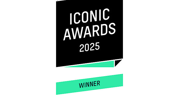Iconic Awards 2025 Winner (Product - Wall, Floor, Ceiling for REGUPOL everroll alpine flooring)